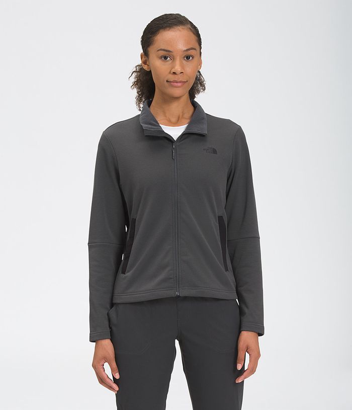 Chaqueta Softshell The North Face Mujer Wayroute Full Zip - Colombia TUXVWQ214 - Gris Oscuro